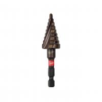 Сверло ступенчатое SHOCKWAVE™ 4-20мм шаг 2мм, хв. 1/4" HEX (8 ступеней)